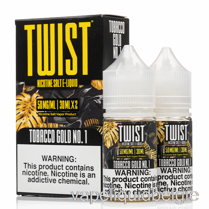 Vape Smaken Tabak Goud Nr. 1 - Twist-zout E-vloeistof - 60 Ml 50 Mg
